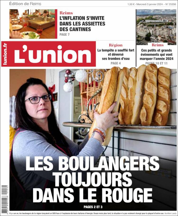 Portada de L'Union (Francia)