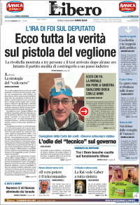 Portada de Libero (Italia)