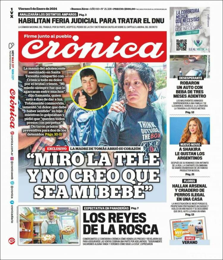 Portada de La Voz del Chaco (Argentina)