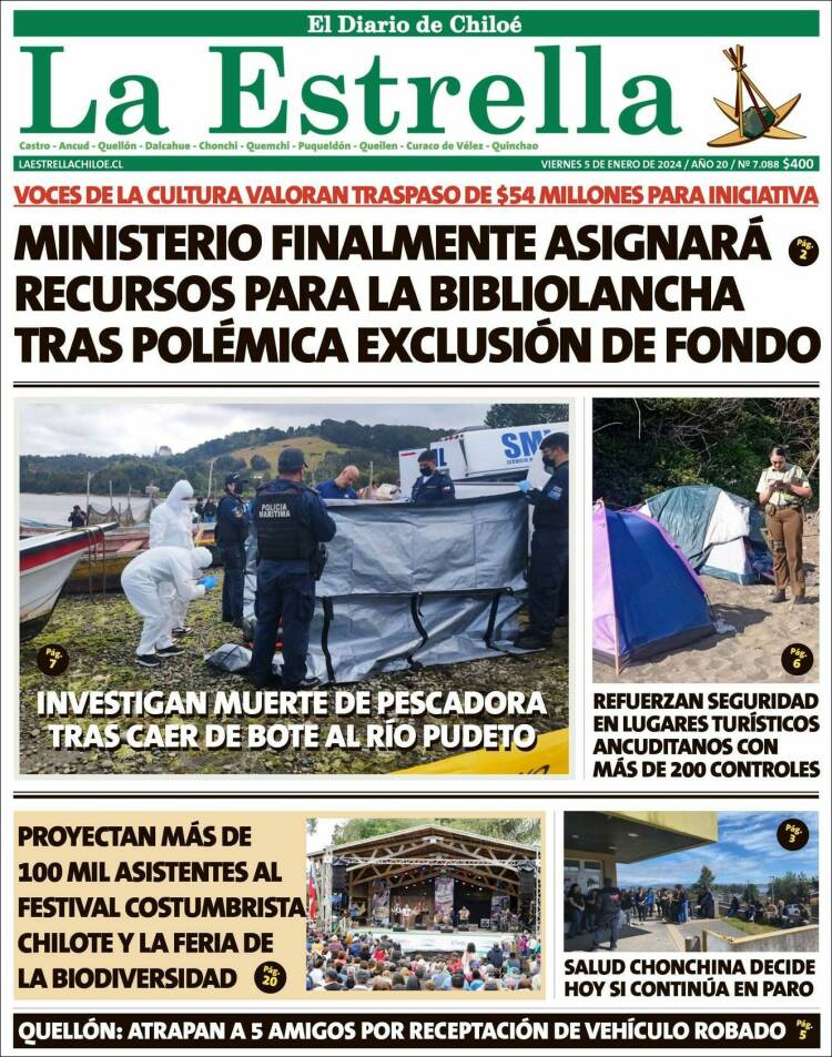 Portada de Estrella de Chiloé (Chile)