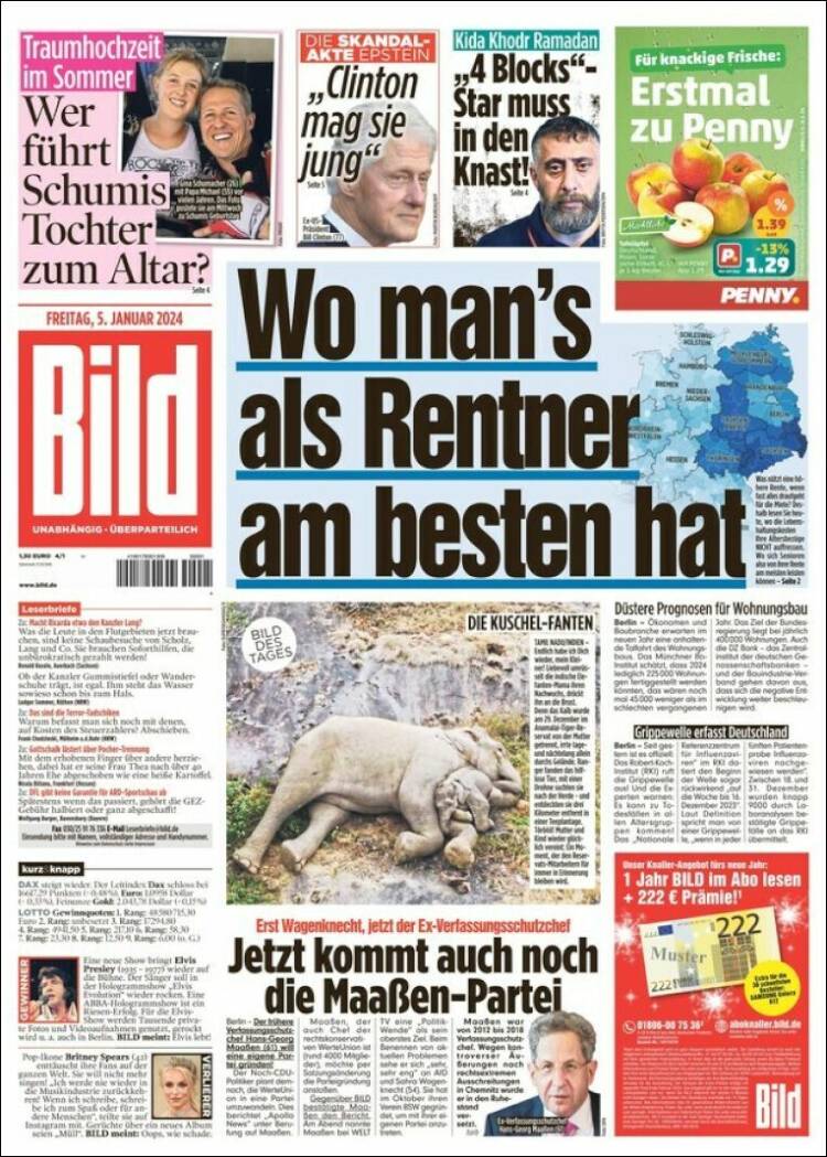Portada de Bild (Alemania)