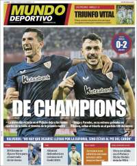 Portada de Mundo Deportivo Bizkaia (España)