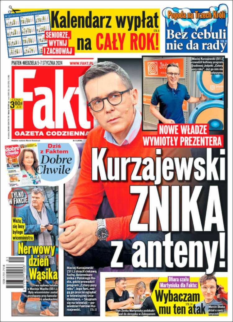 Portada de Fakt (Polonia)