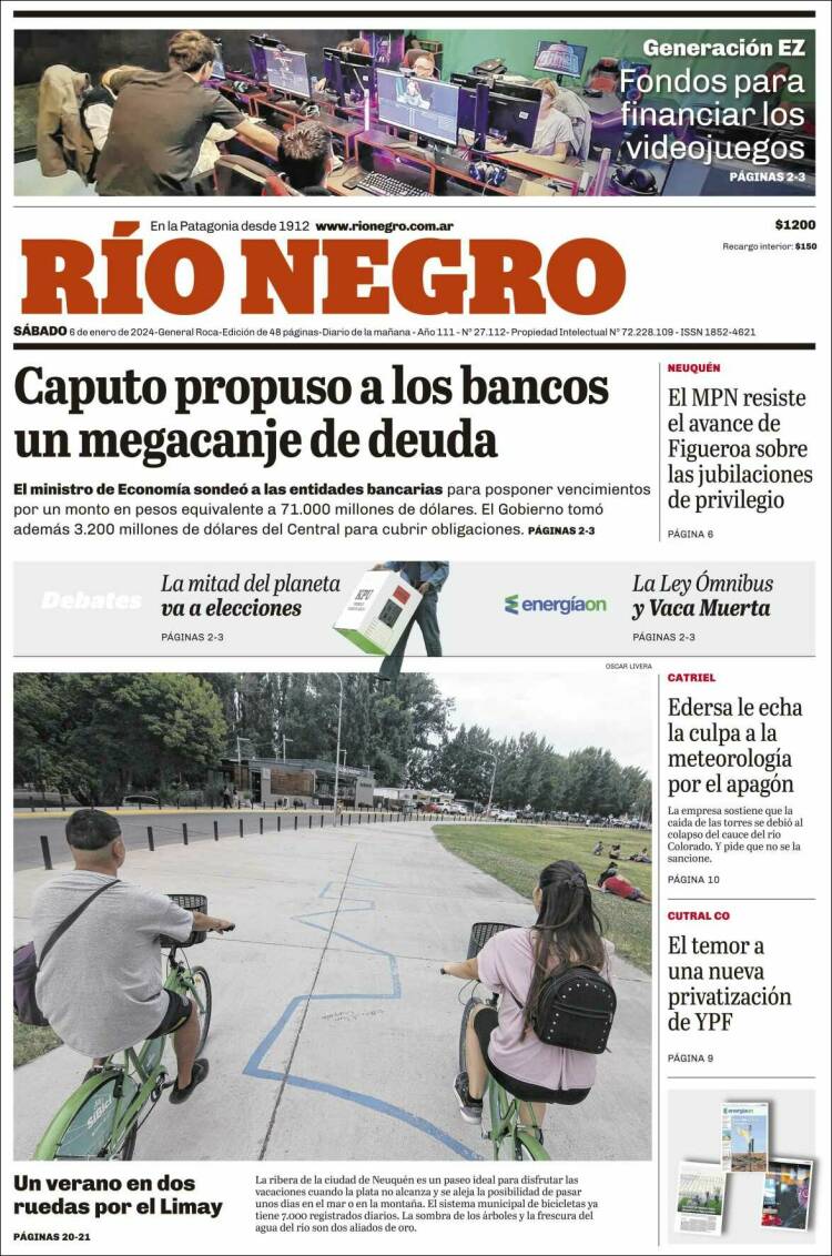 Portada de Rio Negro (Argentina)