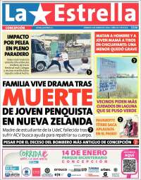 Portada de La Estrella de Concepción (Chile)