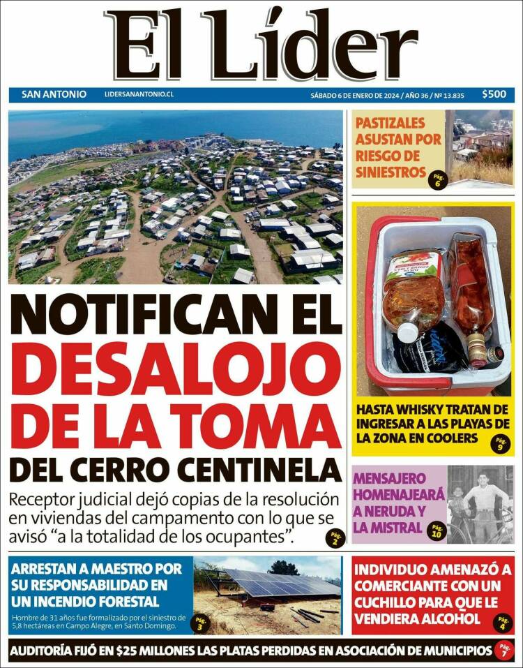 Portada de Lider de San Antonio (Chile)