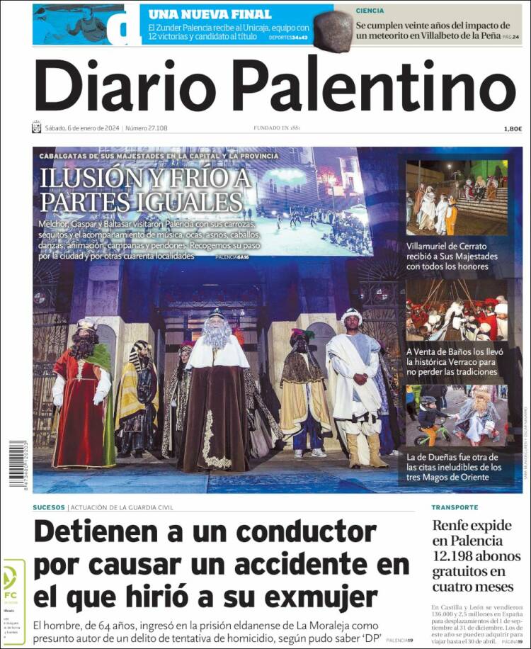 Portada de Diario Palentino (España)