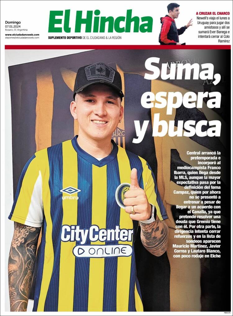 Portada de El Hincha (Argentina)