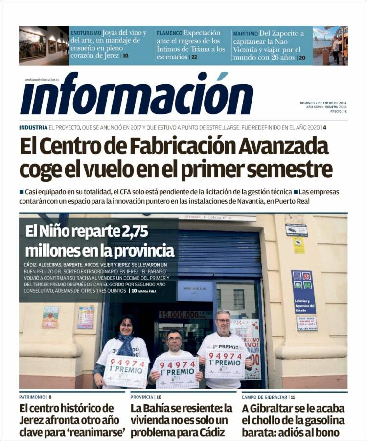 Portada de Información - Cadiz (España)