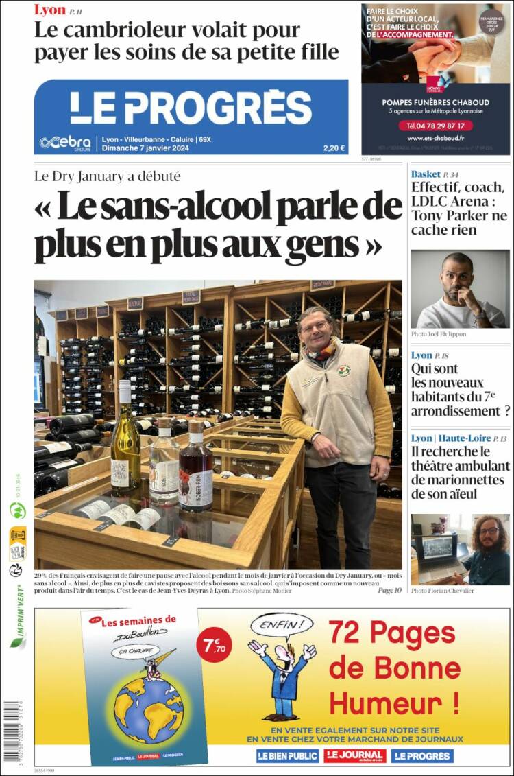 Portada de Progres de Fecamp (Francia)