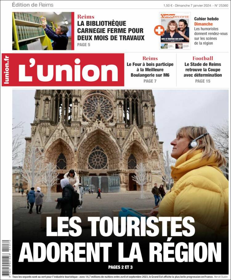 Portada de L'Union (Francia)