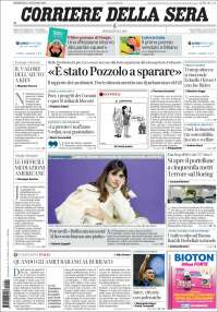 Portada de Corriere della Sera (Italy)