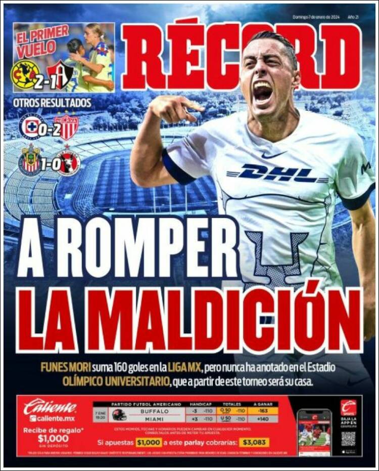Portada de Record (M&eacute;xico)