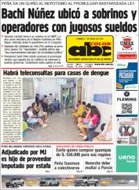 Portada de ABC Color (Paraguay)