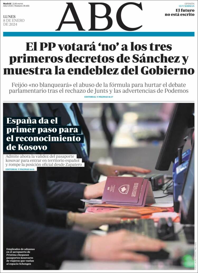 Portada de ABC (España)