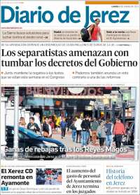 Portada de Diario de Jerez (España)