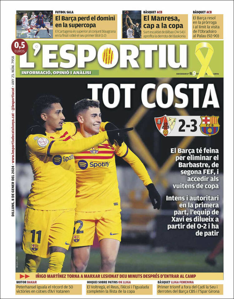 Portada de L'Esportiu (España)