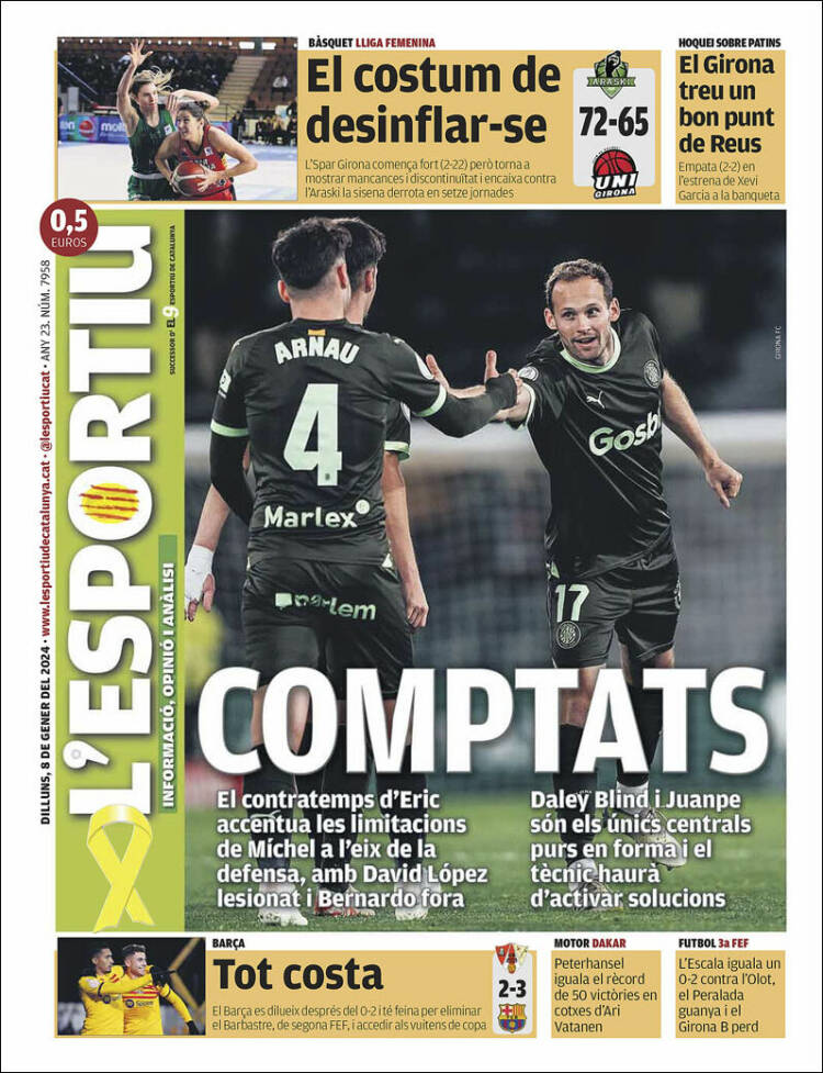 Portada de L'Esportiu : Girona (España)