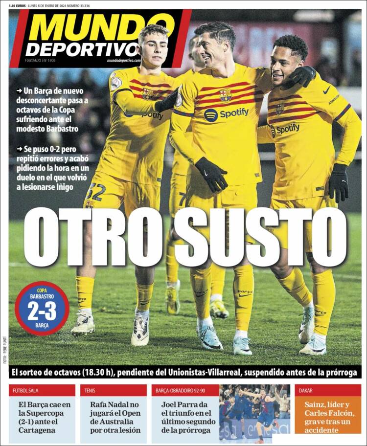 Portada de El Mundo Deportivo (España)