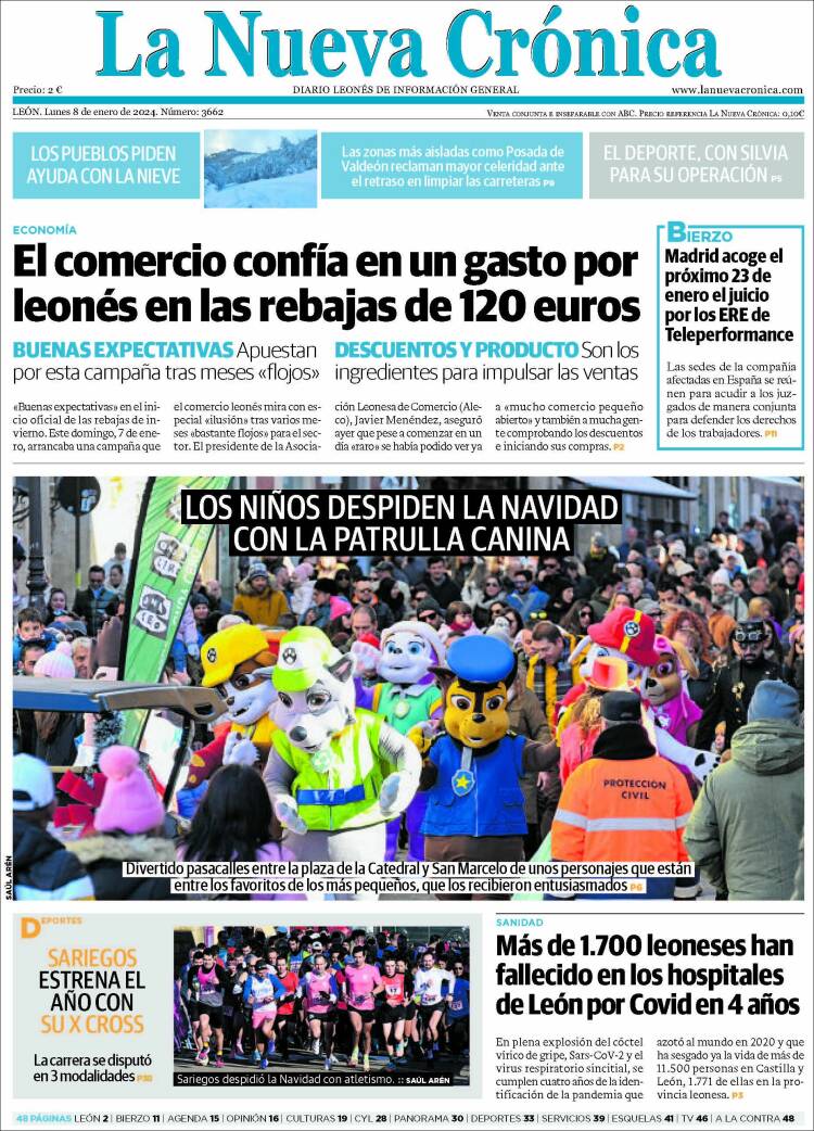 Portada de La Nueva Crónica (España)