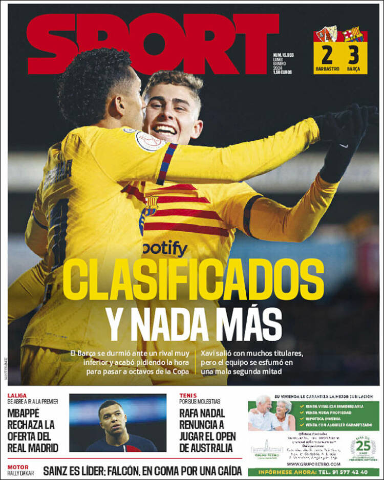 Portada de Sport (España)