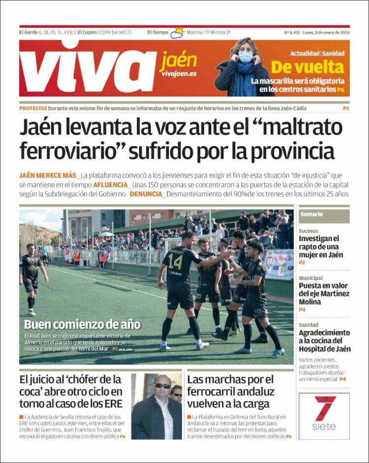 Portada de Viva Jaén (España)