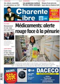 Portada de Charente Libre (France)