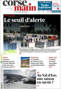 Portada de Corse-Matin (France)