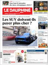 Portada de Le Dauphiné Libéré (France)