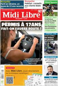 Portada de Midi Libre (Francia)