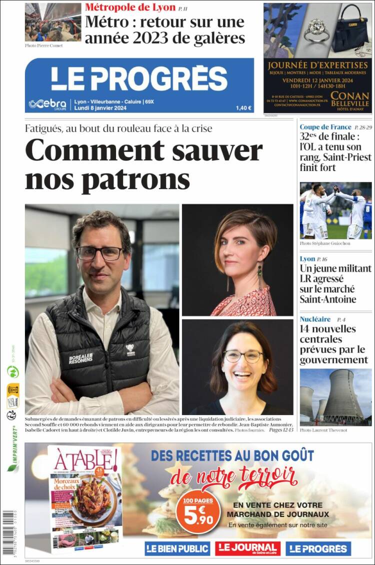 Portada de Progres de Fecamp (Francia)