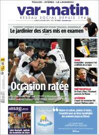 Portada de Var-Matin (France)