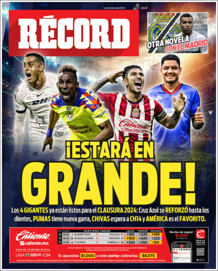 Portada de Record (M&eacute;xico)