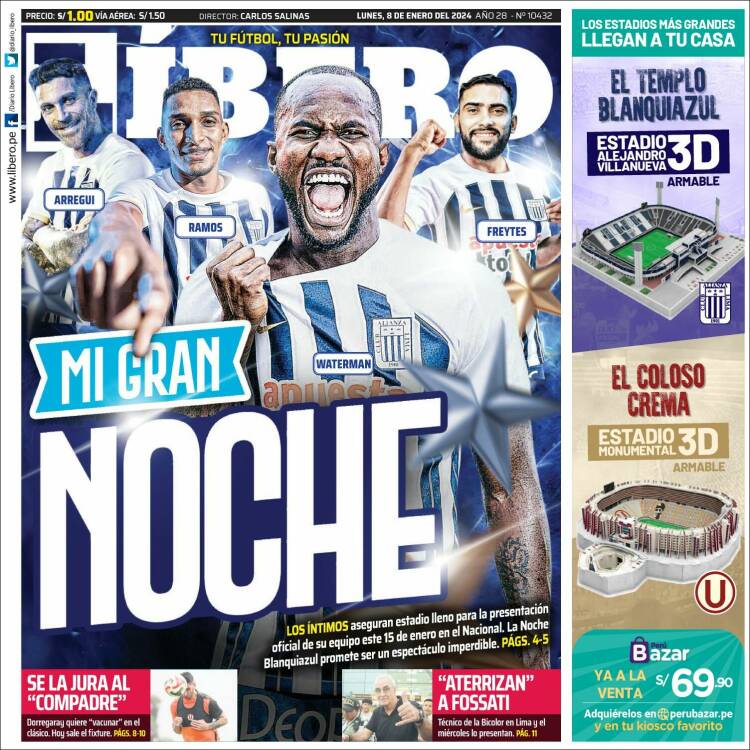 Portada de Líbero (Per&uacute;)