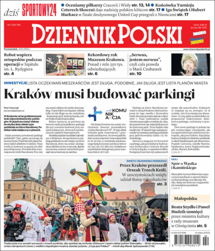 Portada de Dziennik (Polonia)