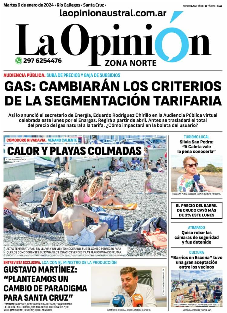 Portada de La Opinión Zona Norte (Argentina)