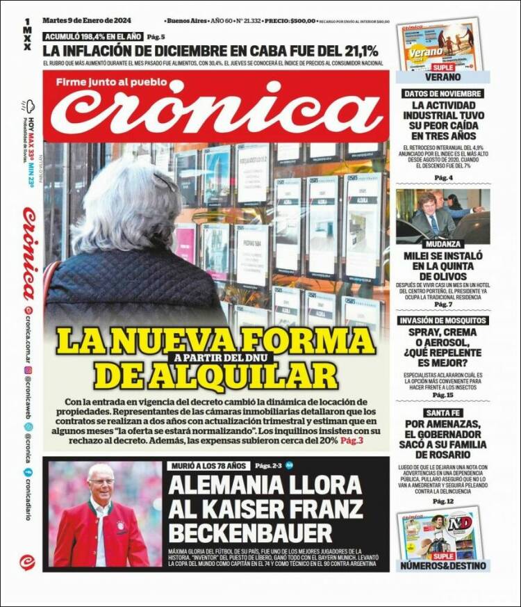 Portada de La Voz del Chaco (Argentina)