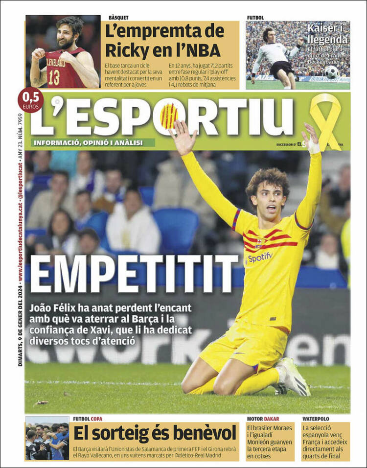 Portada de L'Esportiu (España)