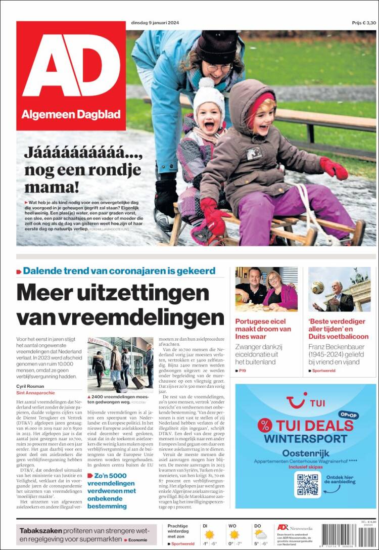 Portada de AD (Pa&iacute;ses Bajos)