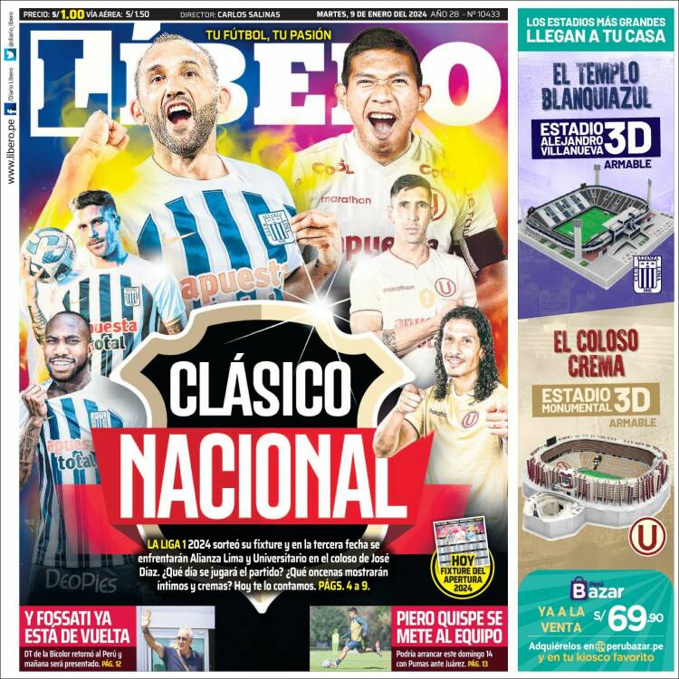 Portada de Líbero (Per&uacute;)