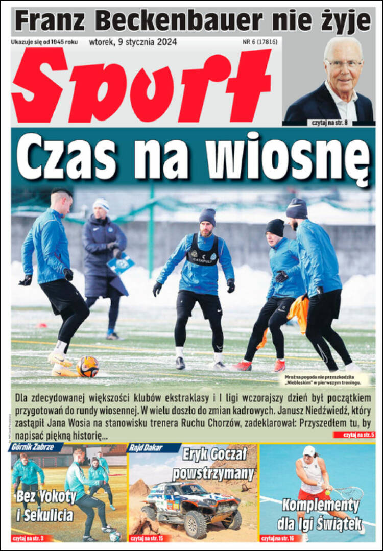 Portada de Katowicki Sport (Polonia)