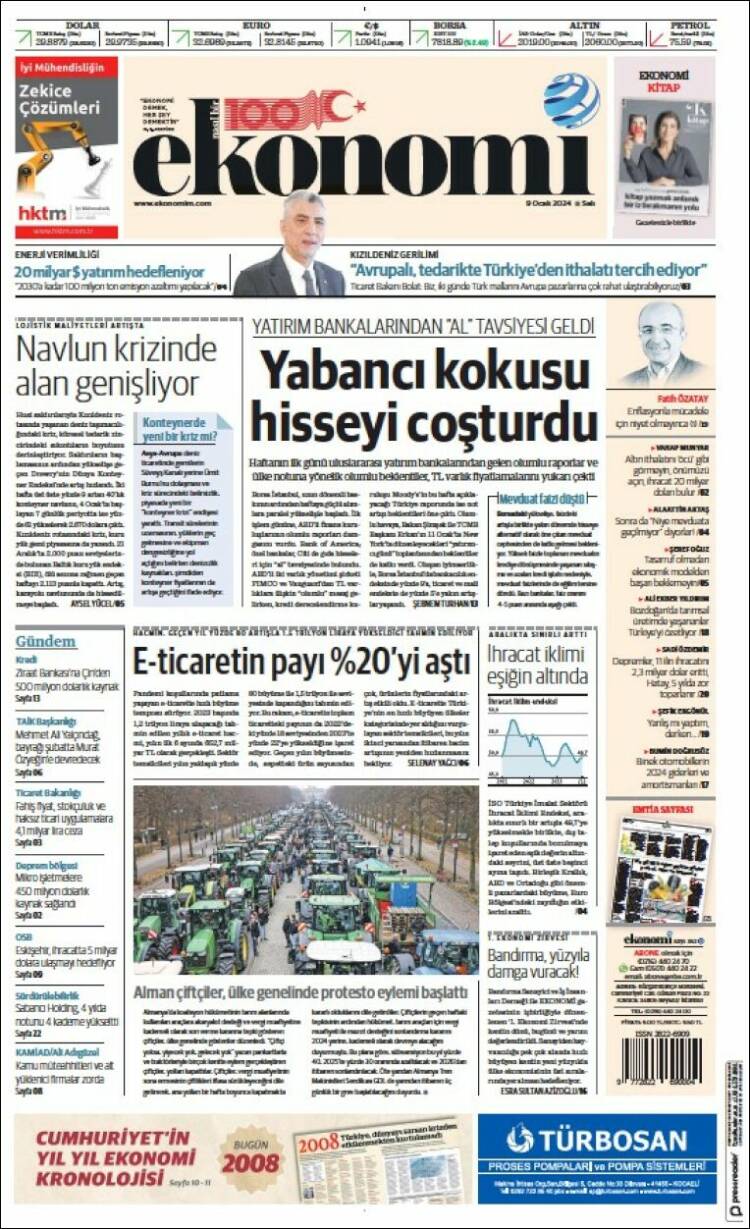 Portada de Dünya (Turqu&iacute;a)