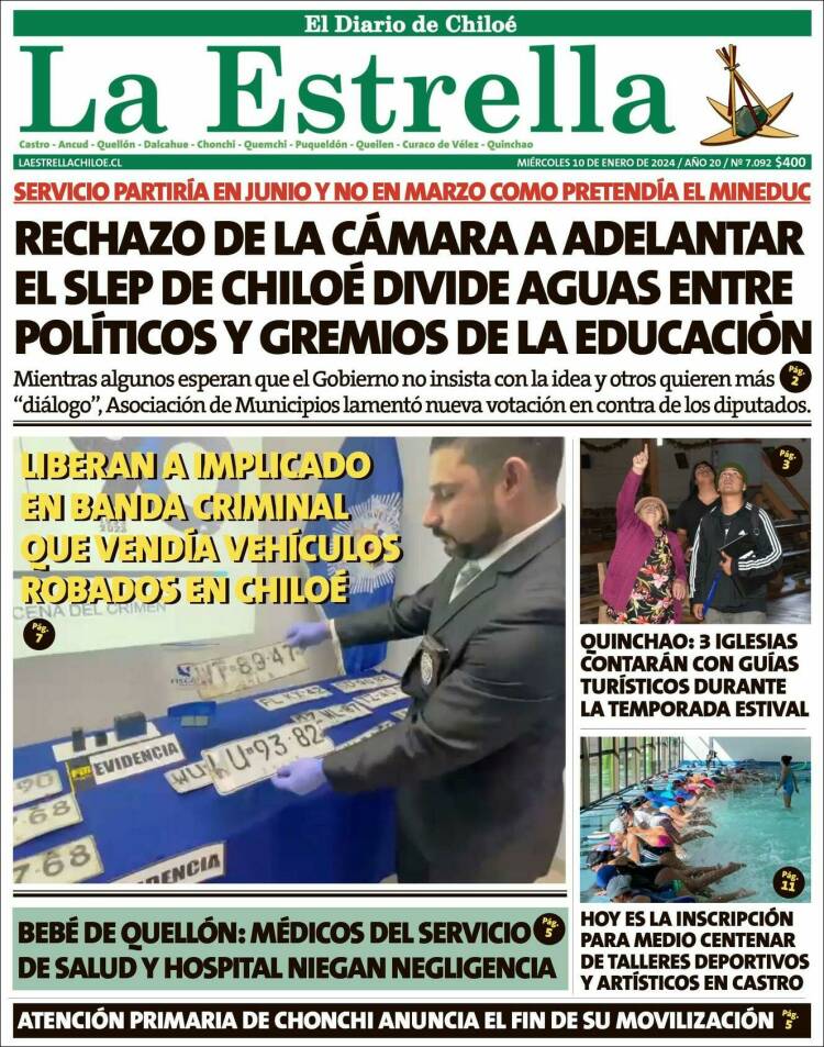 Portada de Estrella de Chiloé (Chile)
