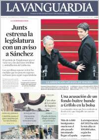 Portada de La Vanguardia (España)