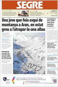 Portada de Segre (España)