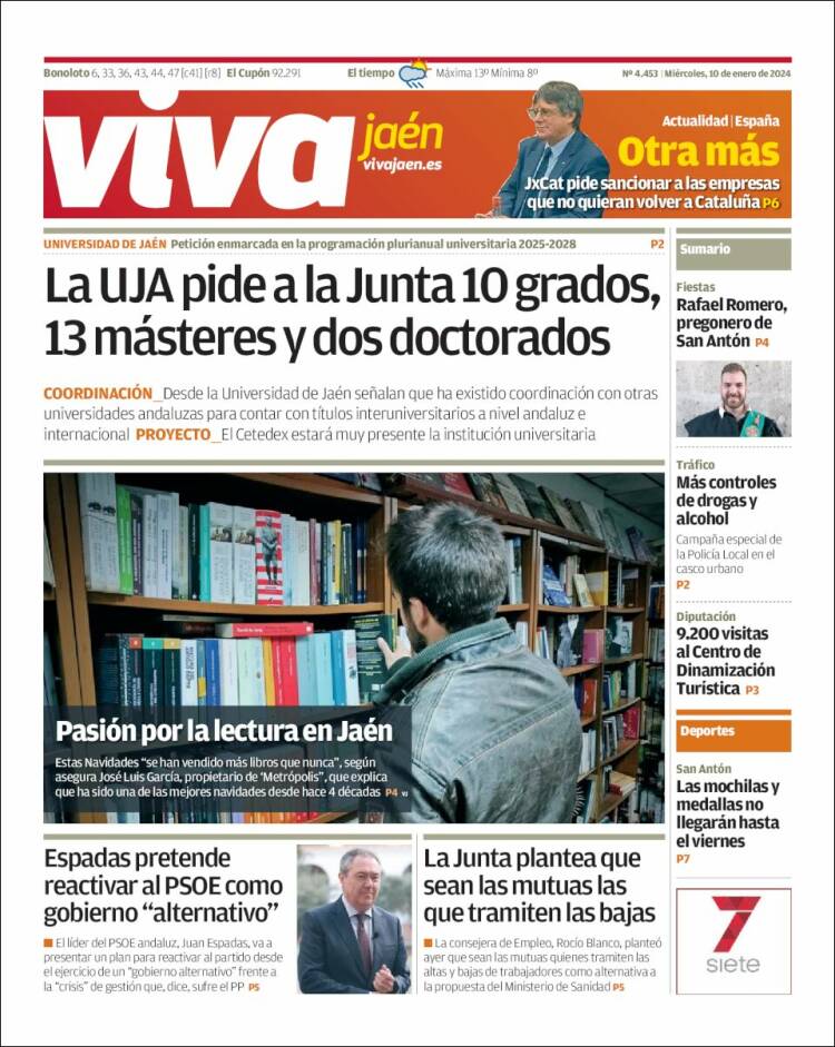 Portada de Viva Jaén (España)