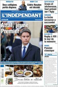 Portada de Le Indépendant (Francia)