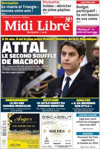 Portada de Midi Libre (Francia)