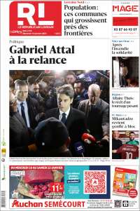 Portada de Le Republicain Lorrain (Francia)