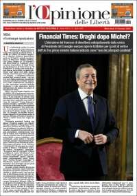 Portada de L'Opinione  delle Libertà (Italia)